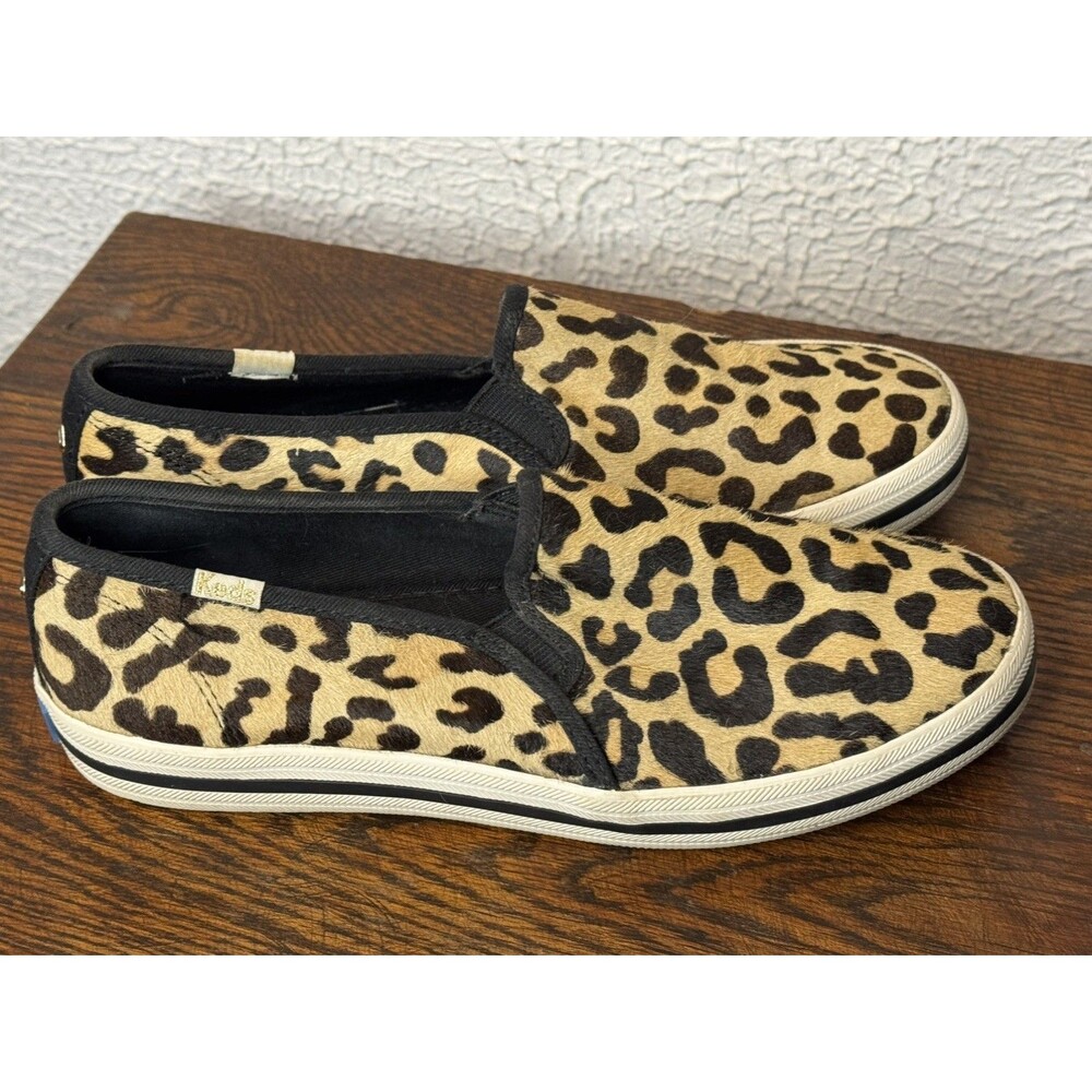 Keds For Kate Spade Women’s calf’s Hair, Leopard Print Fashion Sneakers. Sz 6